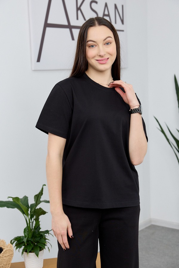 Футболка Aksan 26.5.18 Чорний